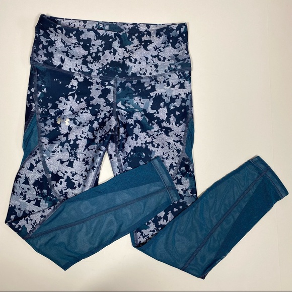 Under Armour headgear Print Ankle Legging Teal S - Picture 3 of 12